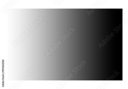 Rectángulo con degradado lineal suave de blanco a negro 