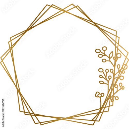 Geometric Flower Decor