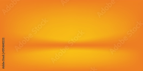 Yellow studio space. Limbo light background, eps10