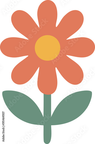 vector illustration of a flower
