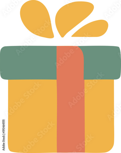 vector illustration of a gift box