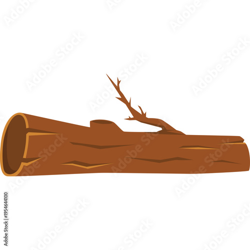 Wood Trunks Illustration