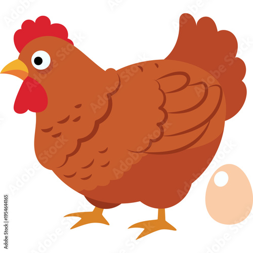 Chicken Hen Illustration