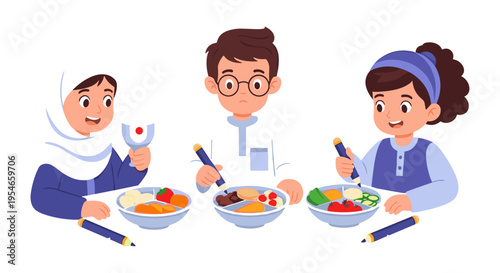 Diverse healthcare professionals sharing a healthy meal during break in modern clinic