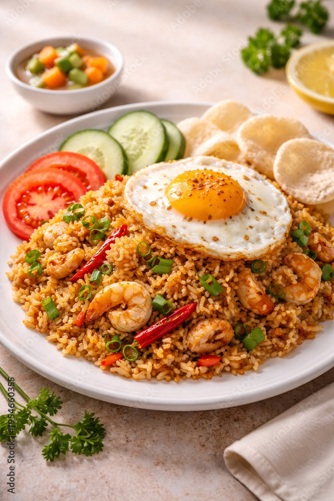 Fototapeta premium chicken with rice