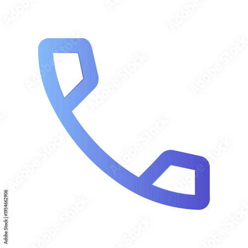 Vector of Phone icon_Gradient Fill Icon