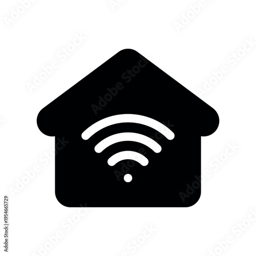 Smart Home Automated Network Concept Vector