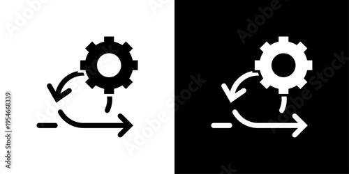 Agile Icon Sheet Black And White