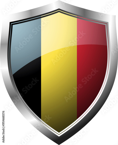 Free Download Belgium Flag Badge - GFXLoad