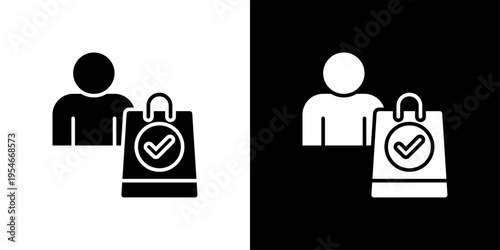 Customer Icon Sheet Black And White