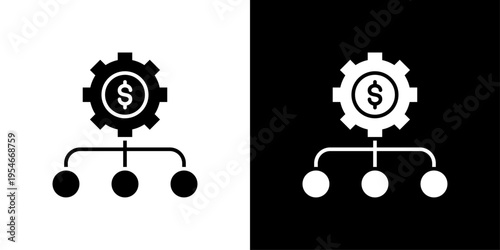 Diagram Icon Sheet Black And White