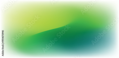 Green Gradient Wave Abstract Background Fresh Modern Design