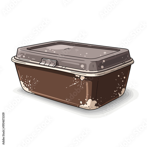 Empty Takeout Container