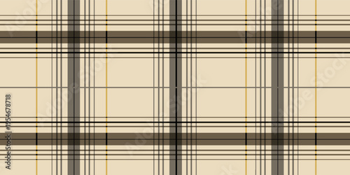Beige plaid fabric texture as a background