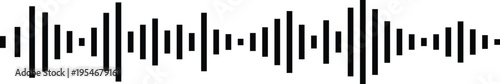 Black digital audio frequency wave vector