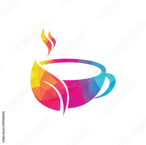 Eco Coffee Logo Template Design.