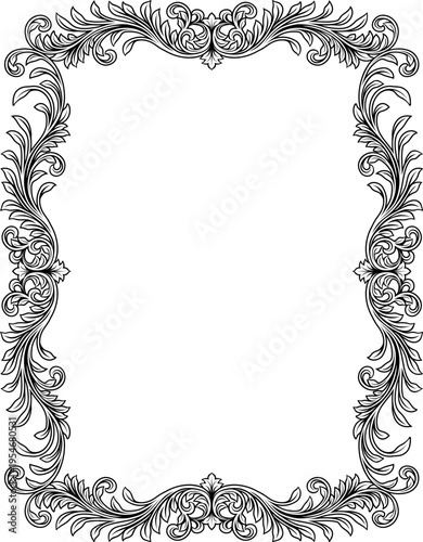 A filigree heraldic crest m...
