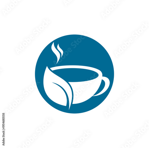 Eco Coffee Logo Template Design.
