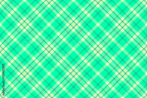 Kilt fabric vector pattern, paisley tartan seamless textile. Customize check texture plaid background in light and bright colors.