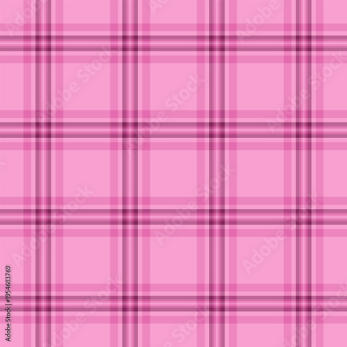 Painting texture tartan seamless, livingroom pattern check textile. Scarf vector background plaid fabric in pink color.