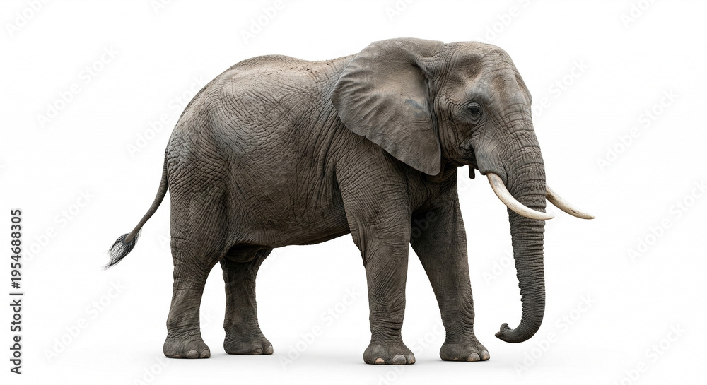 Obraz premium elephant isolated on white