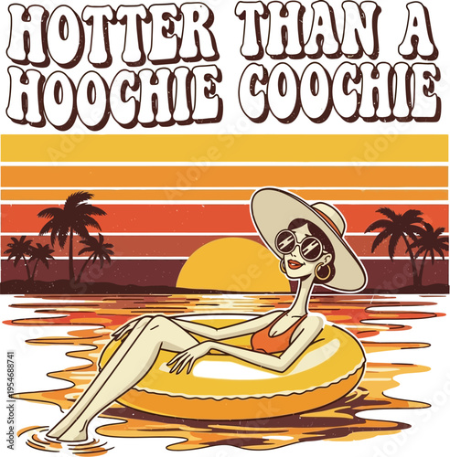 Comfort Colors Vintage Concert Hotter Than A Hoochie Coochie Shirt