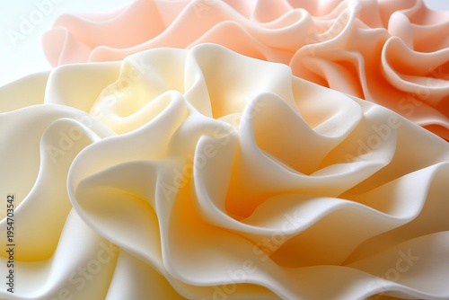 Fluid Forms and Pastel Dreams Smooth Textures Captured in Gentle Waves with Soft Color Swirls