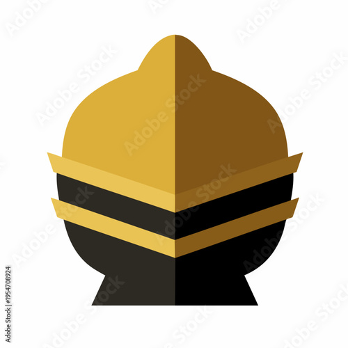 Flat Style Exquisite Crown Jewels Headdress Traditional Headwear Icon