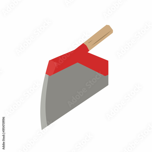 Flat Isometric Cleaver Butcher Tool For Cutting and Chopping Meat