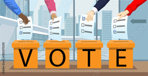 Democratic election process