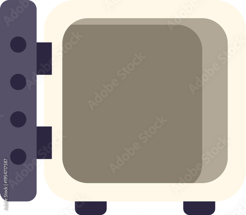 Open safe box icon representing security, storage, and protection