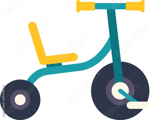 Tricycle for children, a toy for learning and playing outdoors