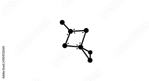 Molecular structure model.