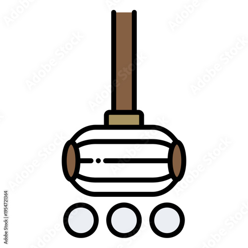Telescopic Golf Ball Retriever Tool Icon