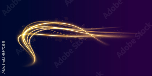 Neon loops twist into a compact spiral. Small lights pulse along the curves. The design feels modern and dynamic.