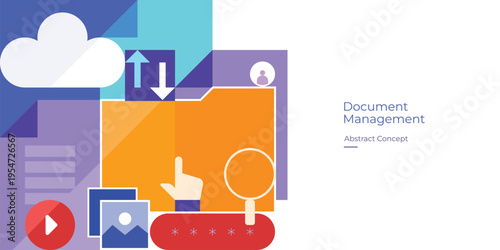 Cloud-Based Document Management System for Secure Data Storage, File Organization, Search and Information Access
