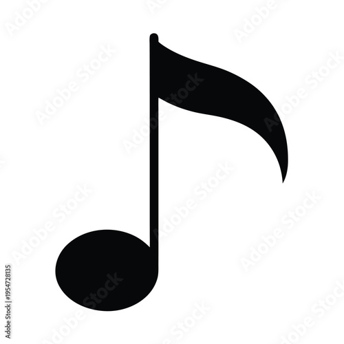 Music Note Icon Vector Illustration