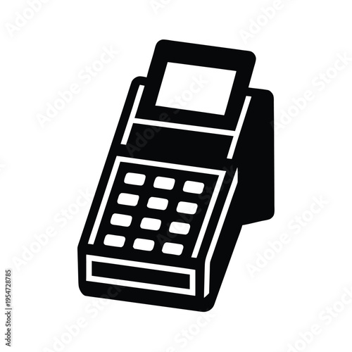 Payment Terminal Icon Vector Illustration