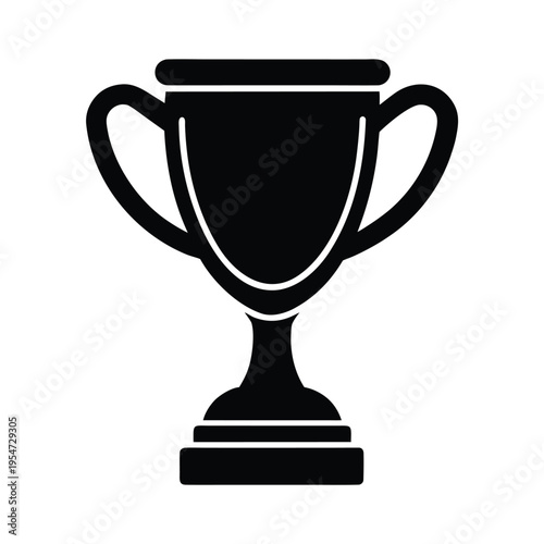 School Trophy Icon Vector Illustration