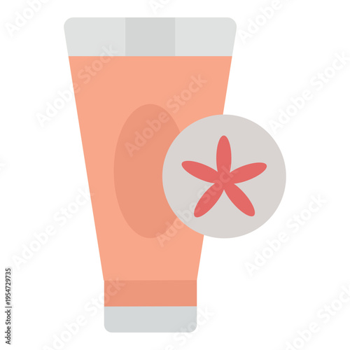 Natural Face Cream and Skin Lotion Icon