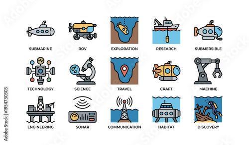 Underwater exploration technology: submarines, rovs, and oceanic research