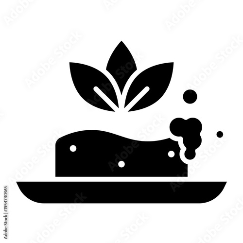 Handmade Soap with Natural Ingredients and Foam