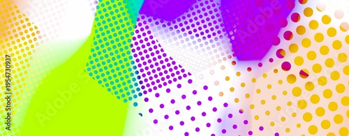 abstract colorful background with dots