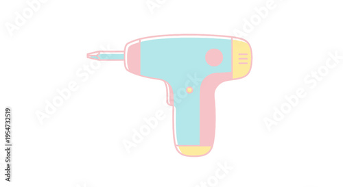 Colorful Electric Drill Tool.