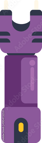 Stun gun providing electric shock for self defense and personal protection