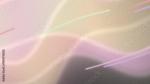 Abstract Light Trails and Colors.