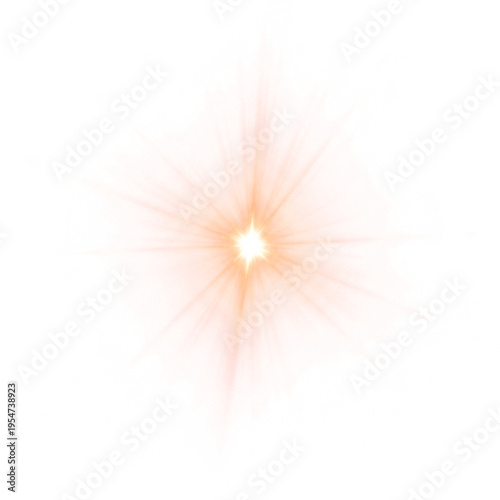 A singular, intense burst of warm amber light pierces a deep black abyss, radiating sharp, symmetrical rays that fade into a subtle, dusty texture. The mood is one of profound focus and silent power, 