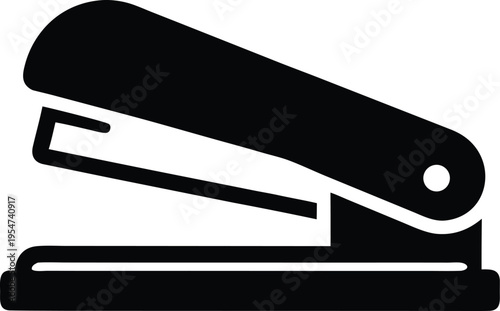 stapler desktop vector illustration on transparent background