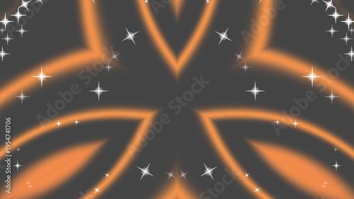 Abstract orange and black background.