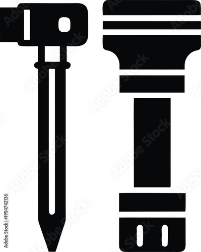 center punch vector illustration on transparent background